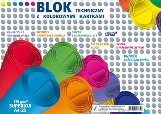 Blok techniczny superior A4 170g 25k Kreska