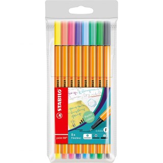 Cienkopis wkład mix 0,4mm 8kol. Stabilo (88/8-01)