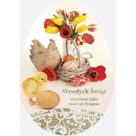 Kartka składana B6 Pol-mak