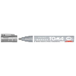 Marker olejowy wkład srebrny 2,5mm okrągła końcówka Toma (TO-440 9 4)
