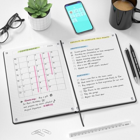 Notes (notatnik) sign mix kolor B5 80k. krata Oxford (400154949)