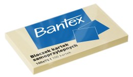 Notes samoprzylepny Bantex 100x75 żółty 100k 100mm x 75mm (400086387)