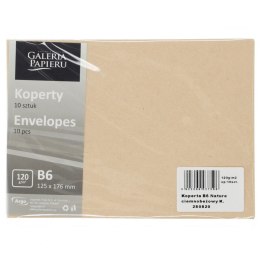 Koperta Galeria Papieru b6 nature ciemnobeżowy k B6 - beżowy 125mm x 176mm (280820)