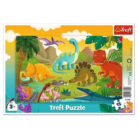 Puzzle Dinozaury 15 el. Trefl (31359)