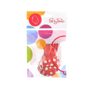 Balon gumowy z nadrukiem serca bd mix 280mm Arpex (K4095)