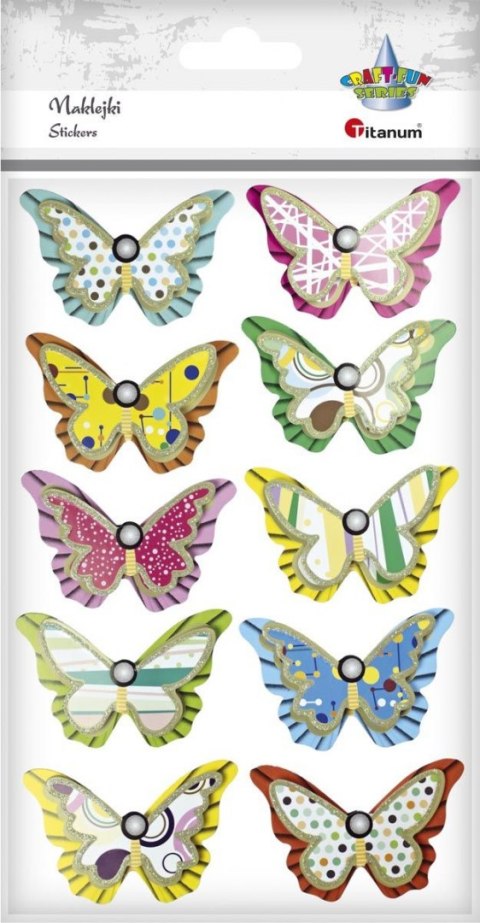 Naklejka (nalepka) Craft-Fun Series Motyle Titanum (FUL-004)
