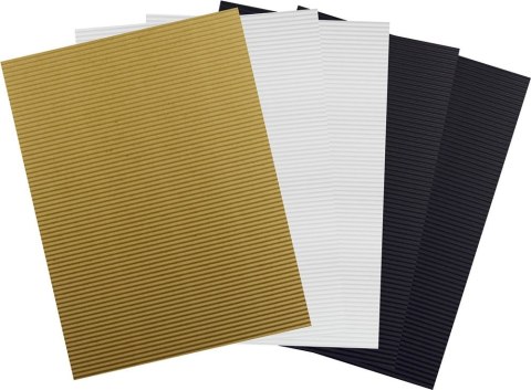 Karton falisty Craft-Fun Series A4 3 kolory Titanum