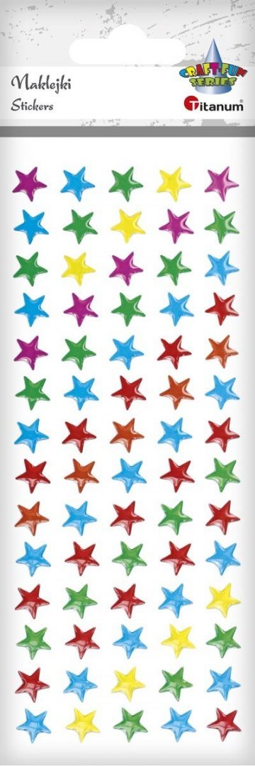 Naklejka (nalepka) Craft-Fun Series Gwiazdki Titanum (JYG08)