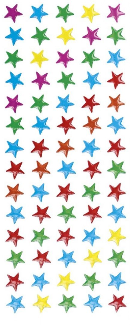 Naklejka (nalepka) Craft-Fun Series Gwiazdki Titanum (JYG08)