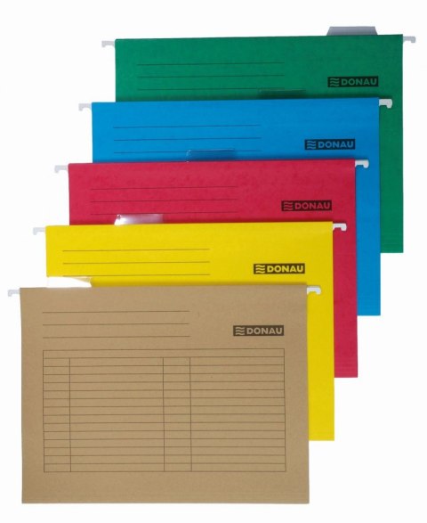 Teczka zawieszkowa A4 zielony karton 230g Donau (7410905-06)
