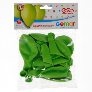 Balon gumowy PASTEL pastelowy zielona 260mm 10cal Godan (G90/11/10)