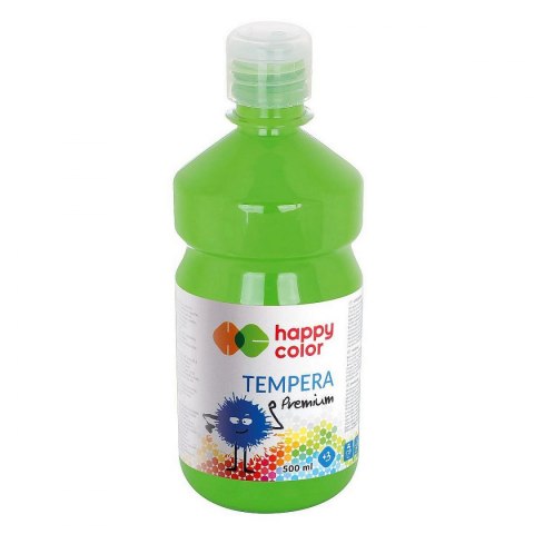 Farba tempera kolor: zielony jasny 500ml 1 kolor. Happy Color (HA 3310 0500-51)