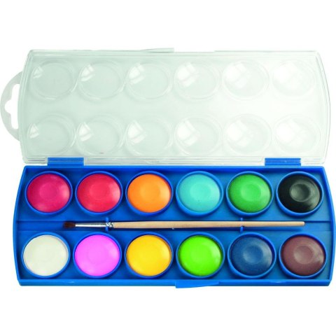 Farby akwarelowe 12 kolor. Flamingo (FA12)