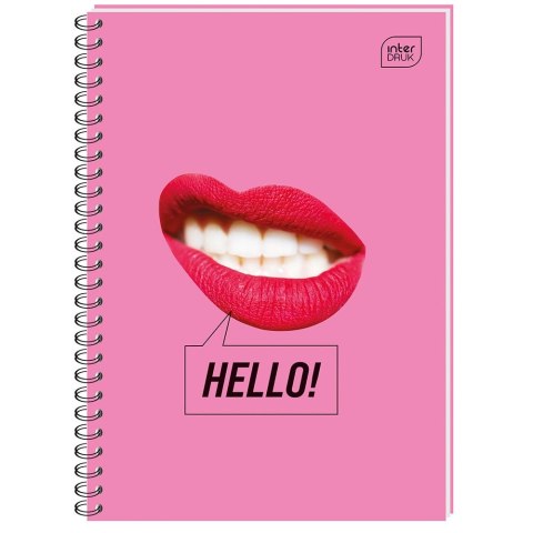 Kołozeszyt (kołonotatnik) A6 80k. krata Interdruk (KOŁOZA680M)