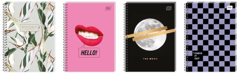 Kołozeszyt (kołonotatnik) A6 80k. krata Interdruk (KOŁOZA680M)