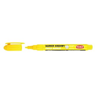 Marker specjalistyczny kredowy wkład żółty 1,5mm okrągła końcówka Toma