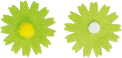 Ozdoba filcowa Craft-Fun Series kwiaty samoprzylepne Titanum (7534A)