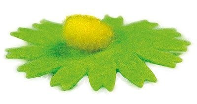 Ozdoba filcowa Craft-Fun Series kwiaty samoprzylepne Titanum (7534A)