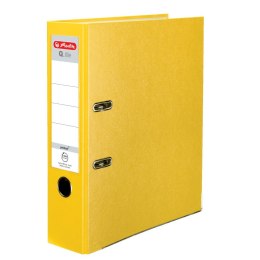 Segregator dźwigniowy Herlitz Q. file Standard A4 żółty 80mm (0011167442)