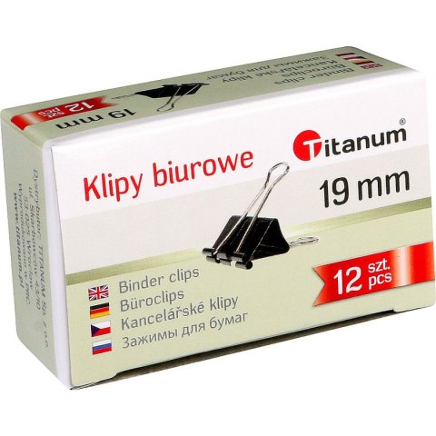 Klip Titanum czarny 19mm (BC19)