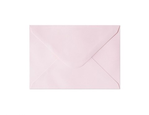 Koperta gładki różowy satynowany 130 C6 różowa jasna Galeria Papieru (280226) 10 sztuk