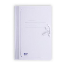 Teczka kartonowa wiązana Bigo A4 kolor: biały 250-280g 320mm x 220mm (0001)