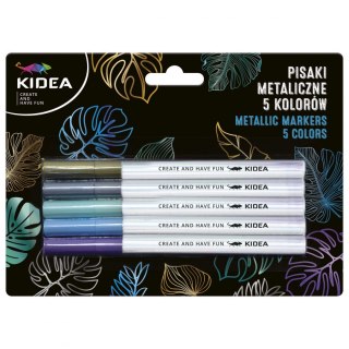 Flamaster metaliczne 5 kol. Kidea (PMA5KKA)