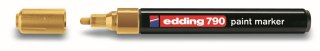 Marker olejowy 790 wkład złoty 2,0-3,0mm okrągła/ścięta końcówka Edding