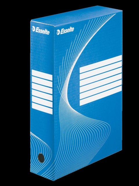 Pudło archiwizacyjne Esselte Boxy 80 A4 - niebieski 245mm x 80mm x 345mm (128411)