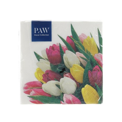 Serwetki Paw of Tulips - mix 330mm x 330mm (SDL121500)