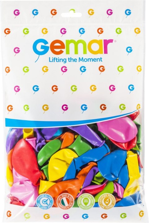 Balon gumowy Pastelowe pastelowy 100 szt mix pastelowy 10cal Godan (g90/80)