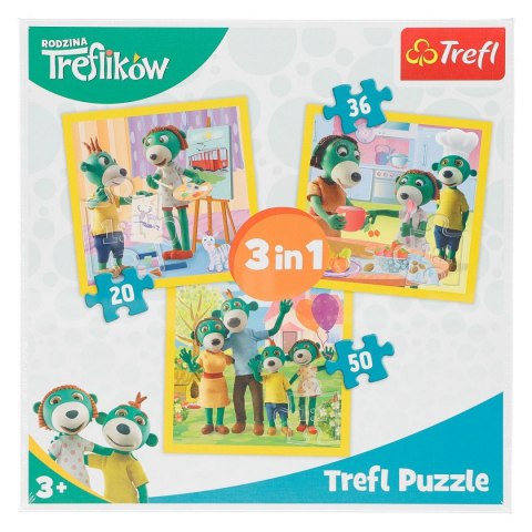 Puzzle 3w1 3w1 el. Trefl (34850)