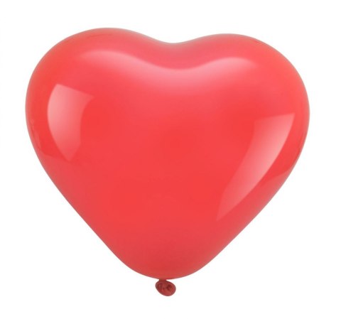 Balon gumowy serca duże 44cm 2szt. czerwona 450mm Arpex (KB6348)