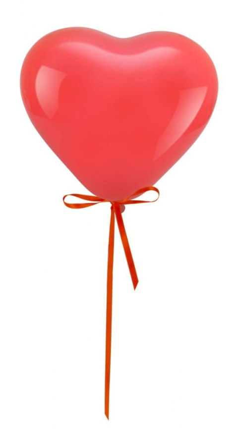 Balon gumowy serca duże 44cm 2szt. czerwona 450mm Arpex (KB6348)
