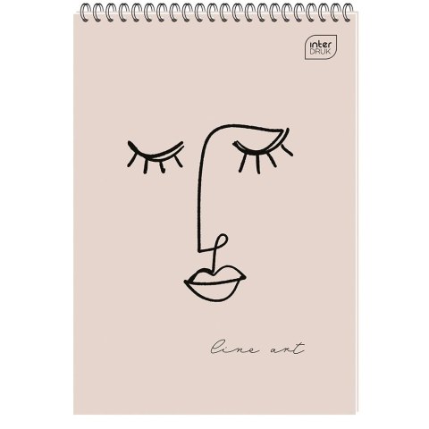 Kołozeszyt (kołonotatnik) A5 100k. krata Interdruk (KOŁOZA5100K)