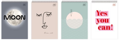 Kołozeszyt (kołonotatnik) A5 100k. krata Interdruk (KOŁOZA5100K)