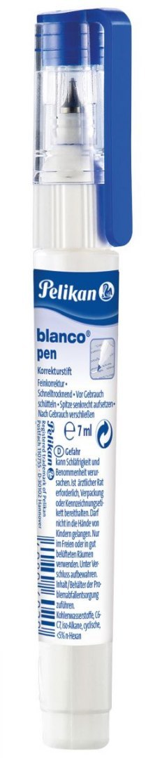 Korektor w długopisie (piórze) Pelikan Blanco 7ml 7ml (338608)