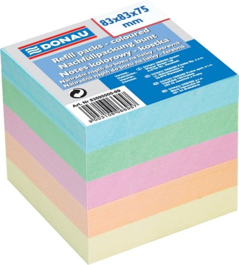 Kostka papierowa Donau - mix 83mm x 83mm x 75mm (8309000-99)