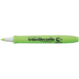 Marker permanentny Artline decorite, zielony 1,0mm pędzelek końcówka (AR-033 4 6)
