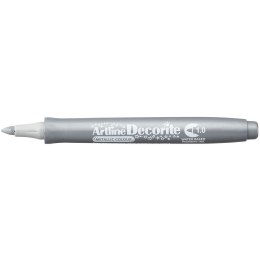 Marker permanentny Artline metaliczny decorite, srebrny 1,0mm pędzelek końcówka (AR-033 9 8)