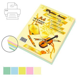 Papier kolorowy A4 mix 100k. 80g Protos