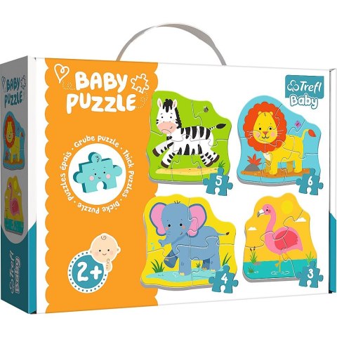 Puzzle Trefl puzzle baby classic zwierzatka na safari (36073)