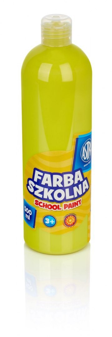 Farby plakatowe kolor: cytrynowy 500ml 1 kolor. Astra (301109002)