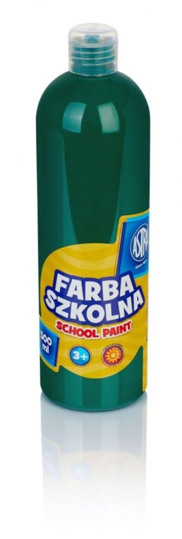 Farby plakatowe Astra kolor: zielony ciemny 500ml 1 kolor. (301109005)