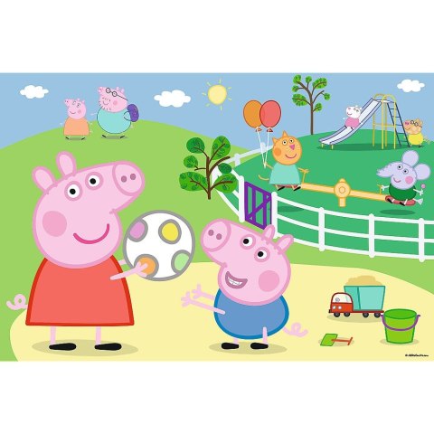 Puzzle Peppa Pig Zabawy w gronie przyjaciół 60 el. Trefl (17356)