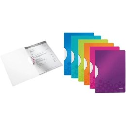 Skoroszyt Leitz Wow ColorClip A4 - różowy 80g (46340023)