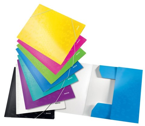 Teczka kartonowa na gumkę WOW A4 fiolet Leitz (39820062)