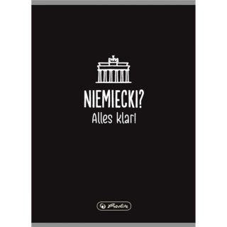 Zeszyt Jęz. Niemiecki 9577396 A5 60k. krata Herlitz (400197994)