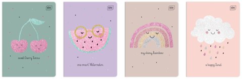 Zeszyt Glitter A5 32k. 70g trzy linie Interdruk (ZE32K=GLI)