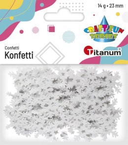 Konfetti Titanum Craft-Fun Series płatki śniegu 23mm (260086)